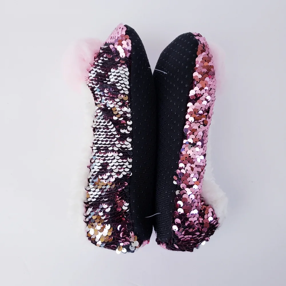 Girls sequin Slipper socks